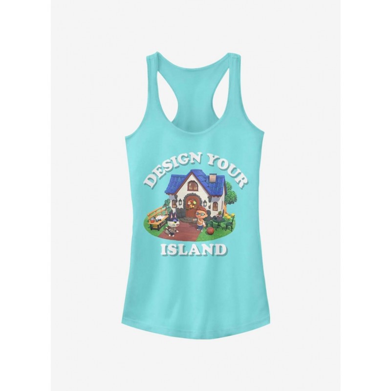 Hot Selling Animal Crossing Design Your Island Girls Tank $8.57 Tanks