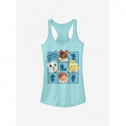 Flash Deal Animal Crossing Character Grid Girls Tank $9.16 Tanks