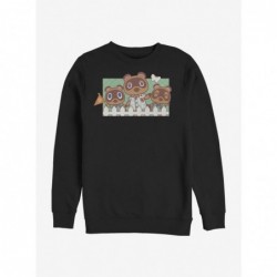 Unique Animal Crossing Nook Family Crew Sweatshirt $11.51 Sweatshirts