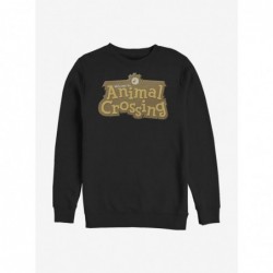 Limited-time Offer Animal Crossing Logo Crew Sweatshirt $9.45 Sweatshirts