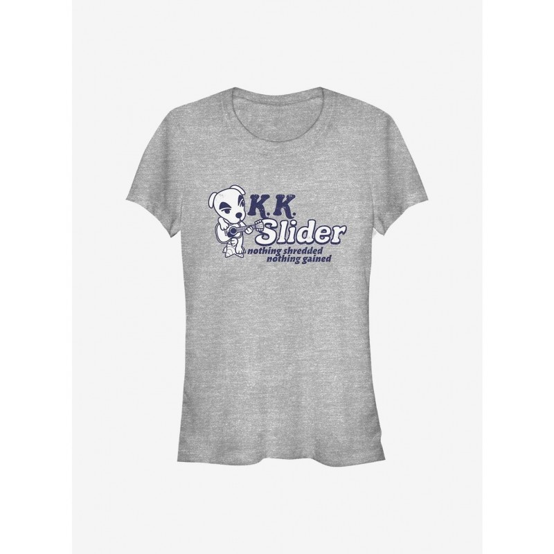 Best Deal Animal Crossing K.K. Slider Nothing Shredded Nothing Gained Girls T-Shirt $7.47 T-Shirts