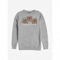 Wholesale Animal Crossing: New Horizons Nook Family Crew Sweatshirt $12.99 Sweatshirts