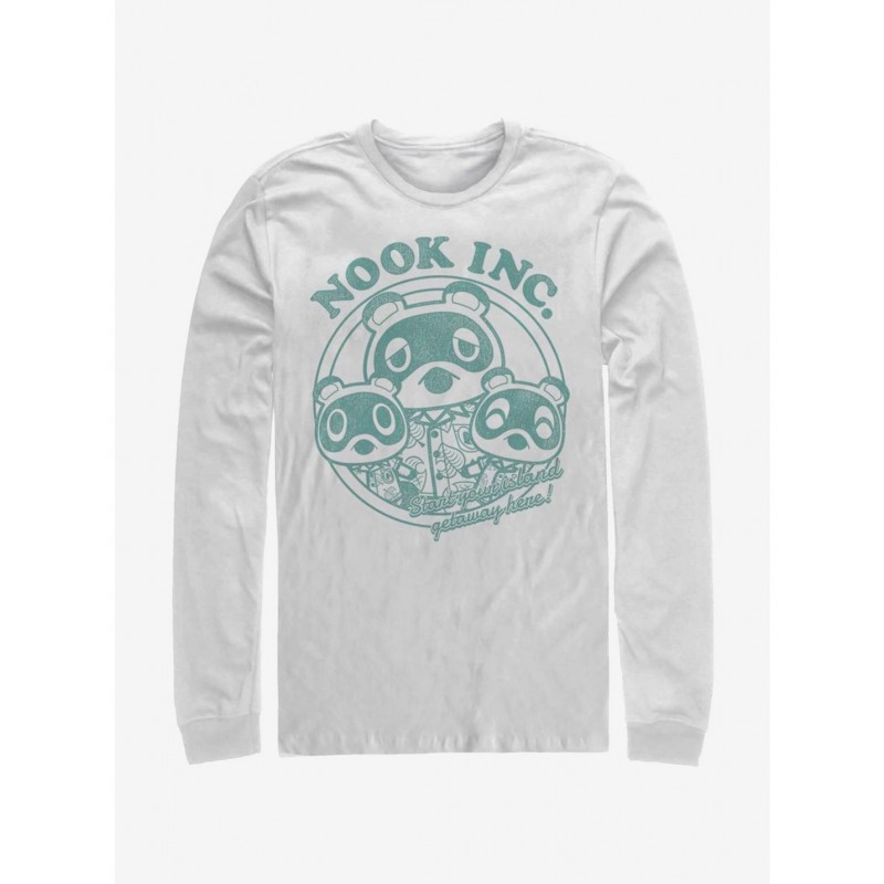 High Quality Animal Crossing Nook Inc. Getaway Long-Sleeve T-Shirt $10.79 T-Shirts