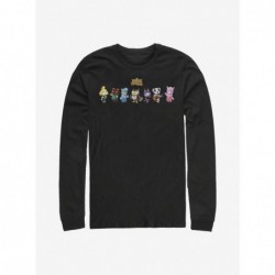 Low Price Nintendo Animal Crossing Main Players Long-Sleeve T-Shirt $11.84 T-Shirts