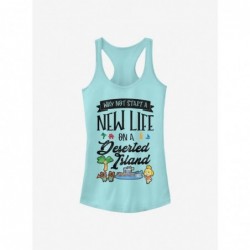 Value Item Animal Crossing Start A New Life Girls Tank $6.18 Tanks