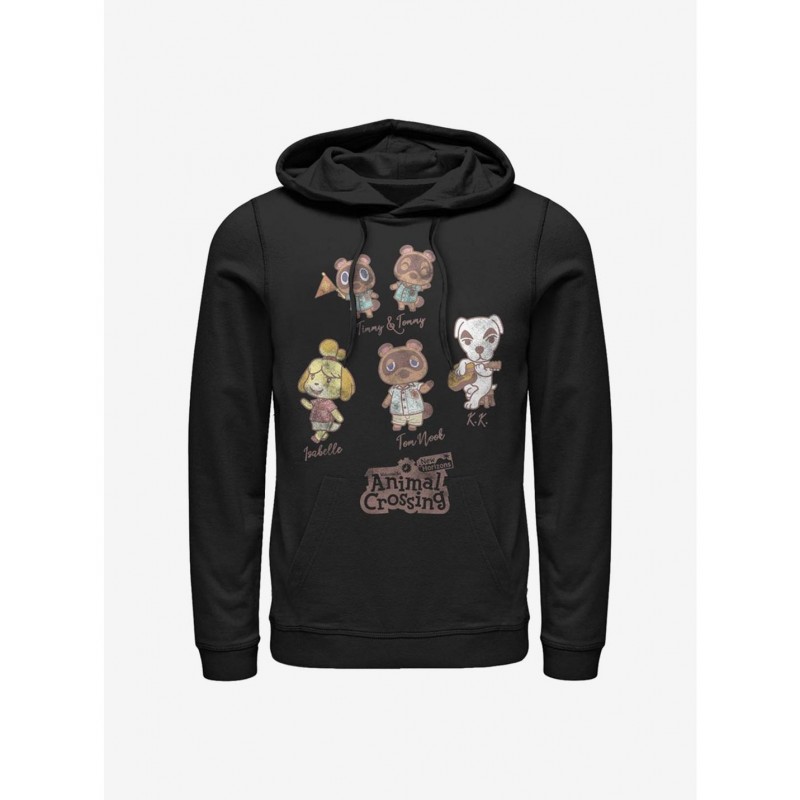 Fashion Animal Crossing Character Textbook Hoodie $17.60 Hoodies