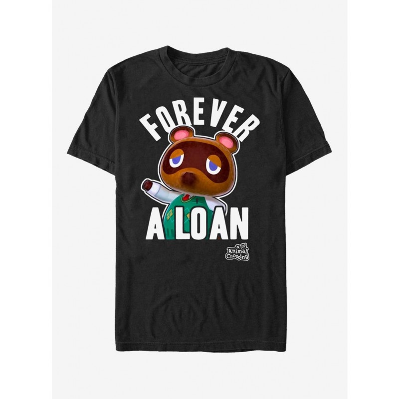 Huge Discount Nintendo Animal Crossing Forever A Loan T-Shirt $11.27 T-Shirts